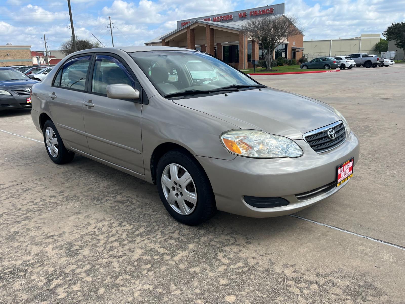 2005 GOLD /TAN Toyota Corolla CE (1NXBR32E75Z) with an 1.8L L4 DOHC 16V engine, Automatic transmission, located at 14700 Tomball Parkway 249, Houston, TX, 77086, (281) 444-2200, 29.928619, -95.504074 - Photo #0
